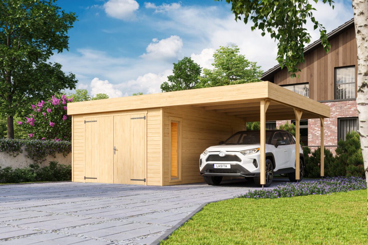 Bahamas + Wood Garage Door