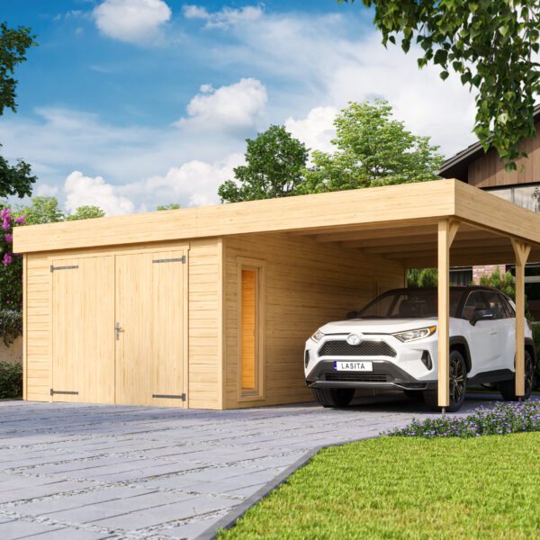 Bahamas + Wood Garage Door