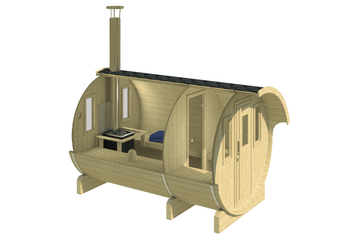 Sauna 330 with Overhang